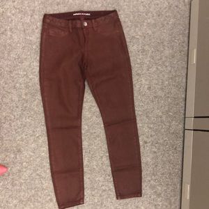 Banana Republic Coated Rust /Brownish jeans